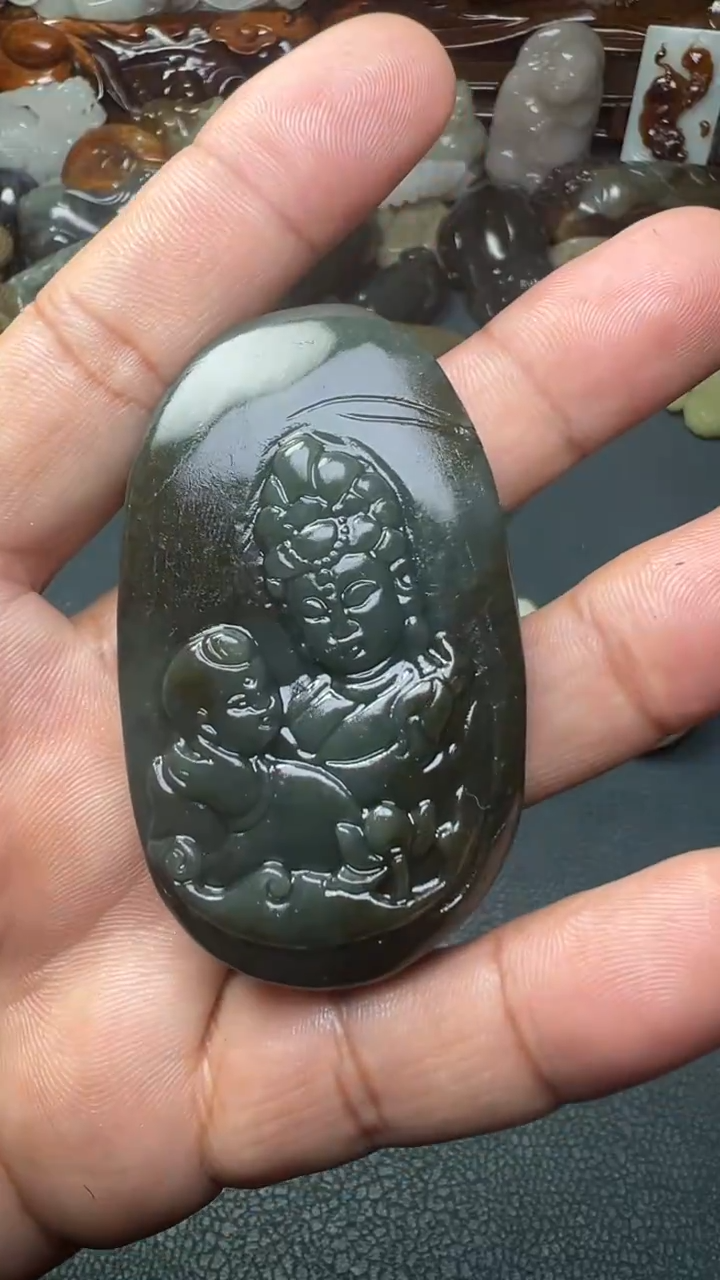 未镶嵌和田玉把件0