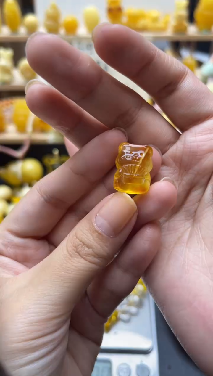 琥珀未镶嵌珠宝奇石059琥珀蜜蜡微瑕