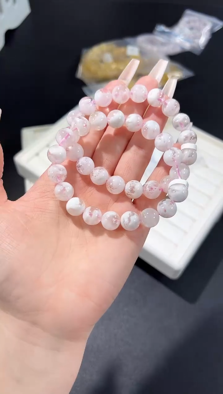 未镶嵌手串水晶19j多样性发其一【1条】默认微瑕10mm