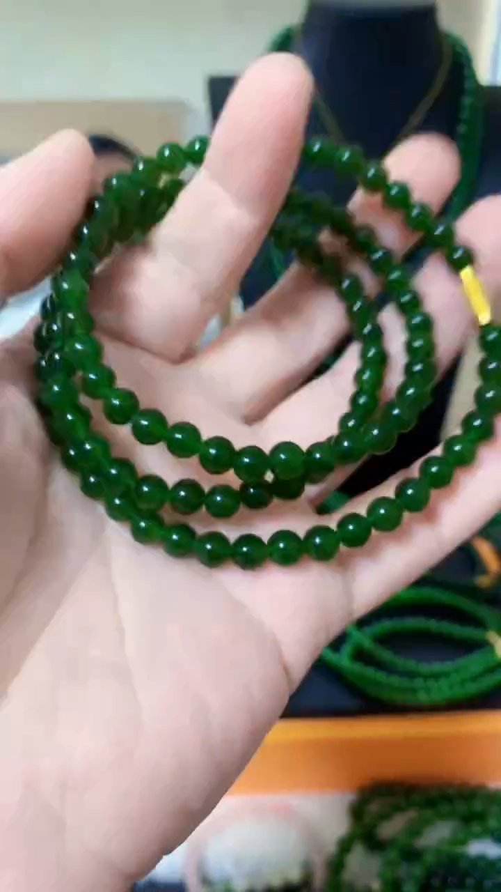 和田玉（碧玉）未镶嵌项链6