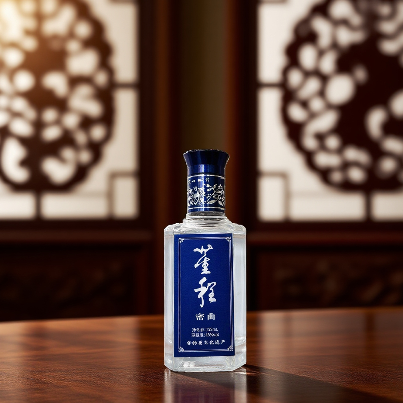 董程董程密曲45度125ml董香型白酒163百草入曲45度125ml
