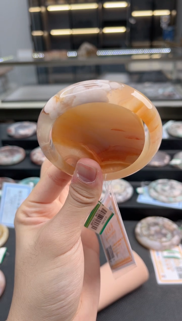 石英质玉手镯未镶嵌62圈口（赠送镯心）3426438