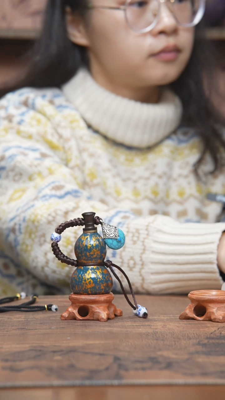 【闪购商品】345号-大漆开口小葫芦手捻