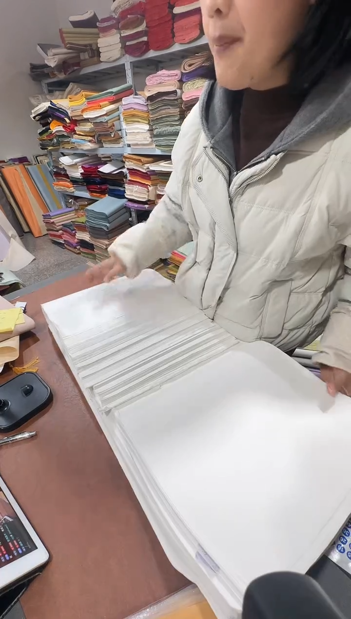 34*100手工白色生宣边料50张