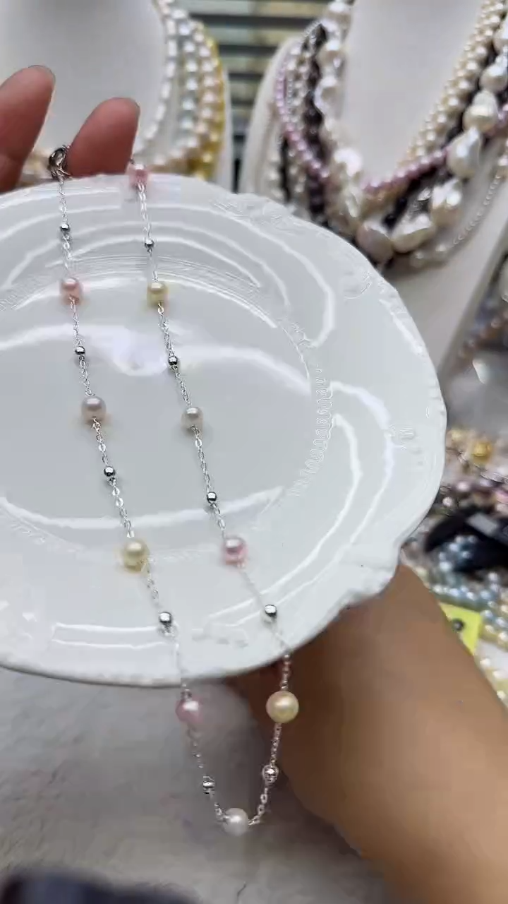 淡水珍珠未镶嵌套链411