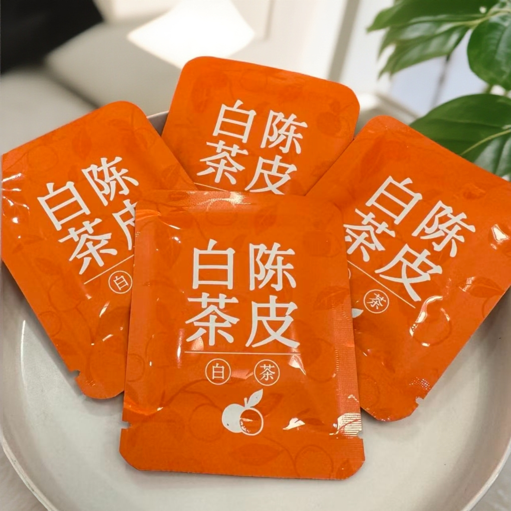【陈皮白茶】40片独立泡装 2021年管阳高山日晒寿眉小方片