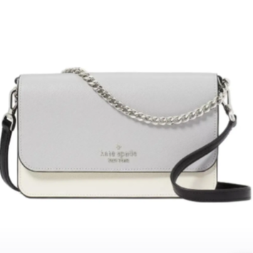 kate spade凯特丝蓓【女神节礼物】Logo微标皮革单肩包女款KC517020