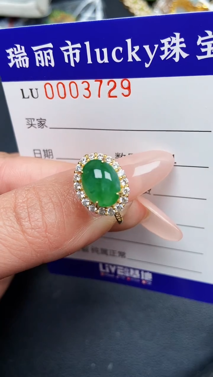 【闪购商品】翡翠颈饰银S925镶嵌3729