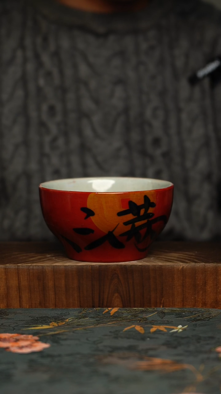 瓷片釉下彩手工手绘同款陶器