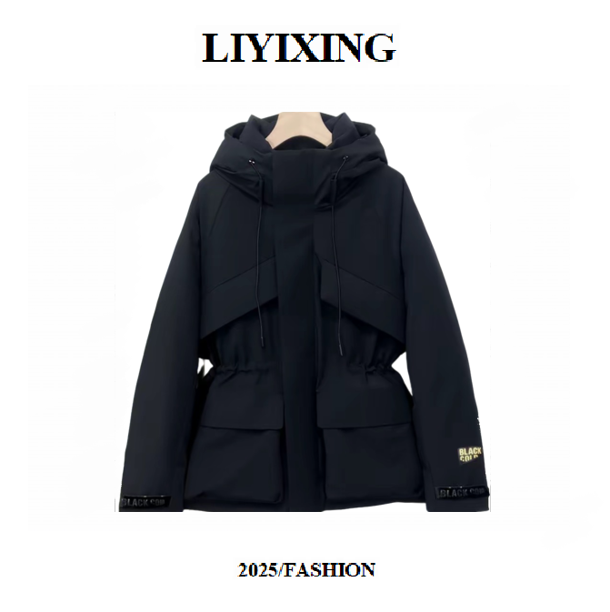 女装休闲修身户外时尚高奢女士心跳爆到炸裂羽绒服68058