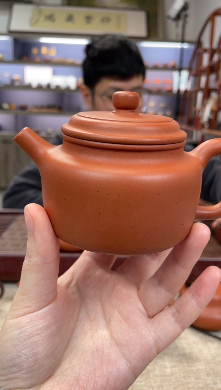 【闪购商品】紫砂茶壶大红泥 炮嘴德钟
