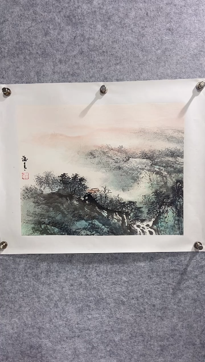 【闪购商品】国画刘海青国画作品18