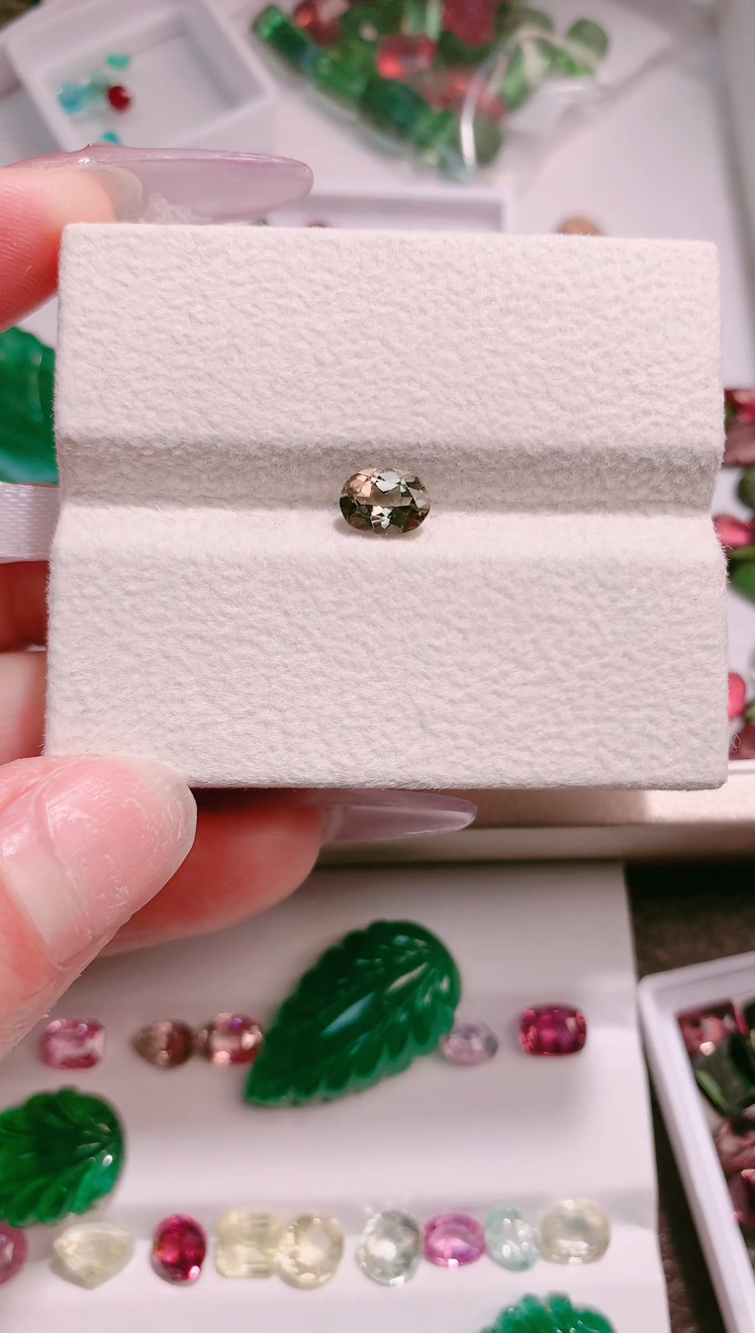 未镶嵌珠宝半成品碧玺0.95ct
