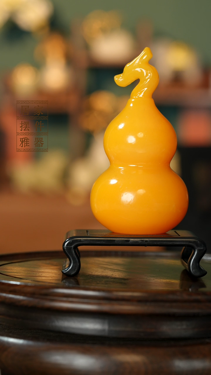 玉《龙头葫芦》摆件