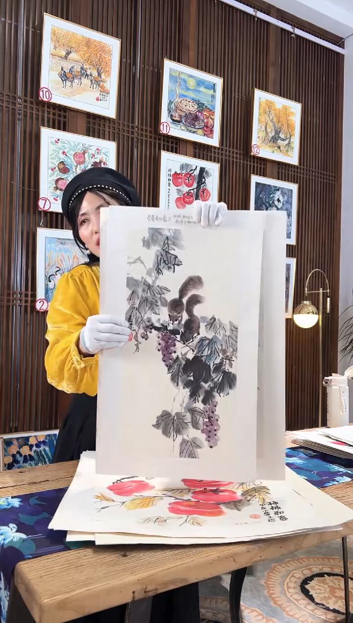 版画耿玉琨名章限量版画S