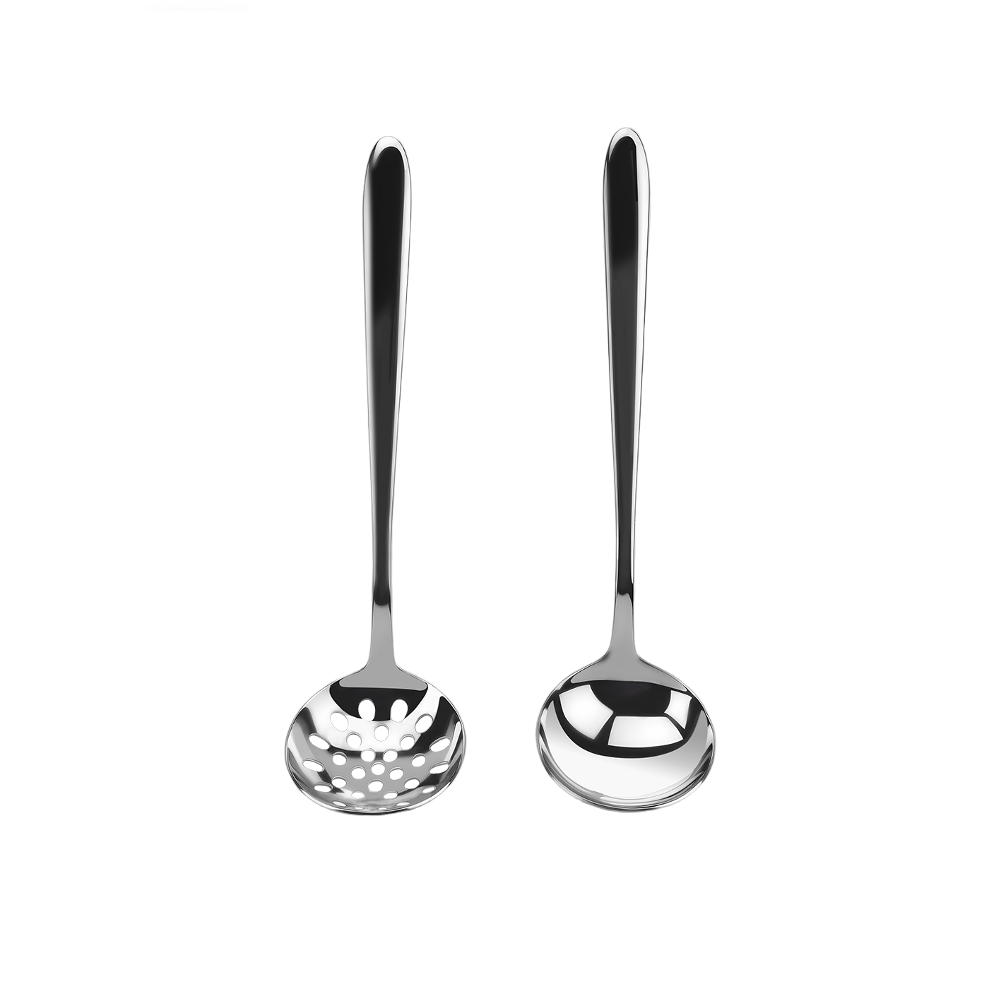 出德轻奢火锅汤勺漏勺 质感 18/10不锈钢桌面分汤勺家用厚重