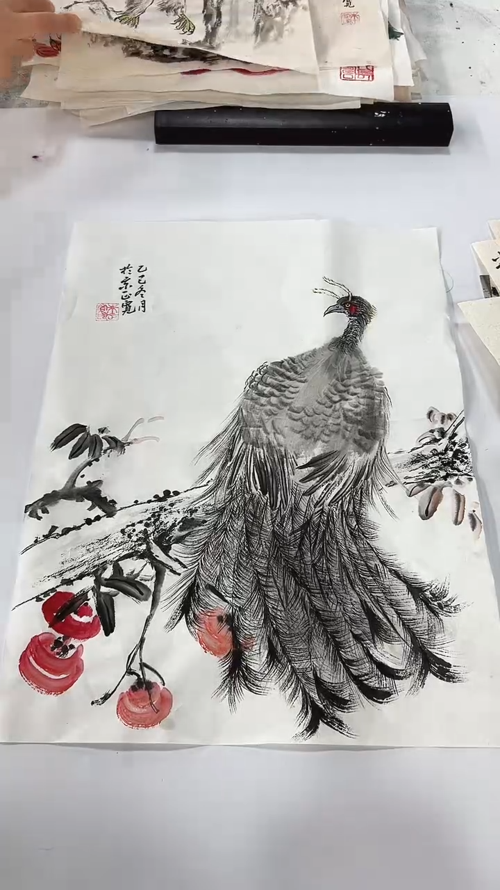 国画直播福利/国画/花鸟