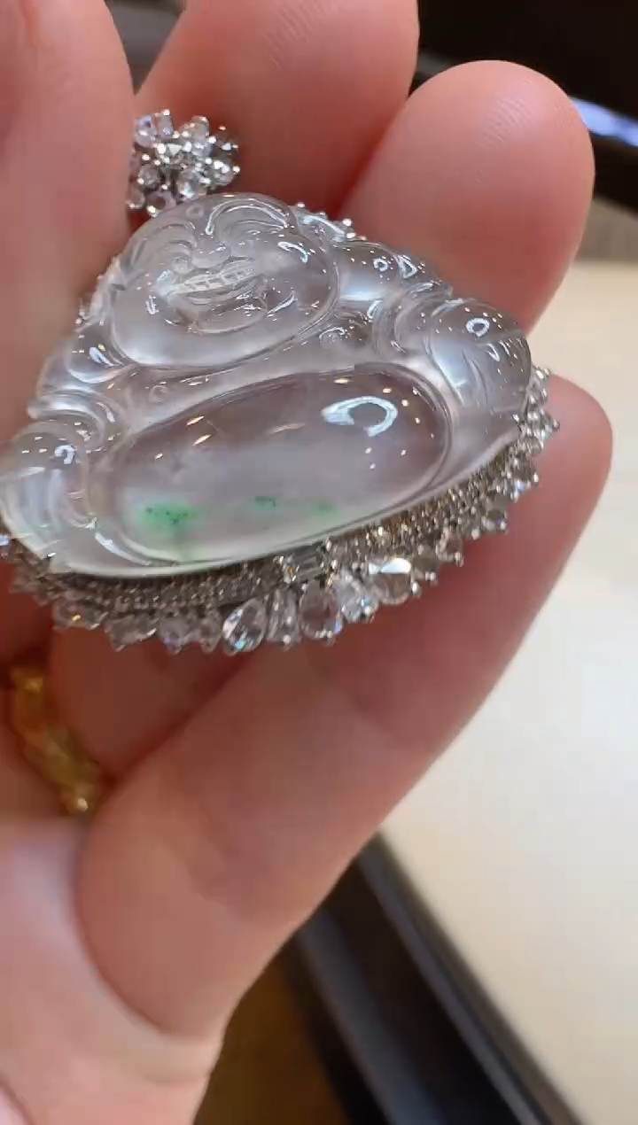 【闪购商品】翡翠吊坠(不含链)18K金镶嵌多样性团购发一件