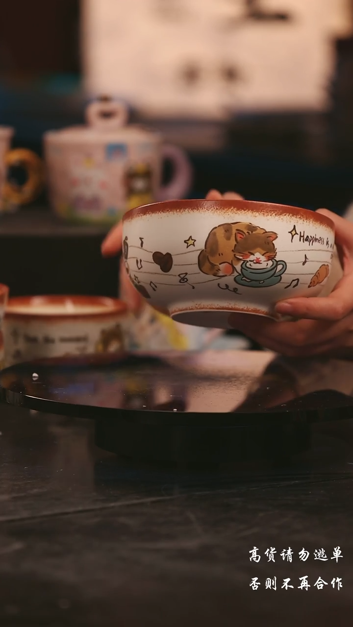 陶瓷景德镇可爱设计师款陶瓷 