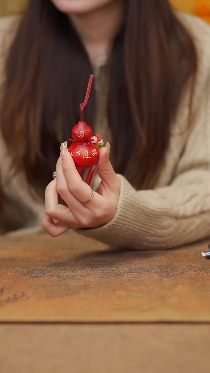 【闪购商品】356宴禾堂大漆车挂小葫芦38