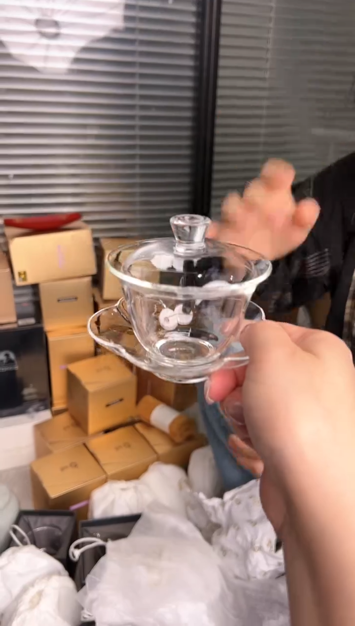 禾墨 舒文盖碗透明色       