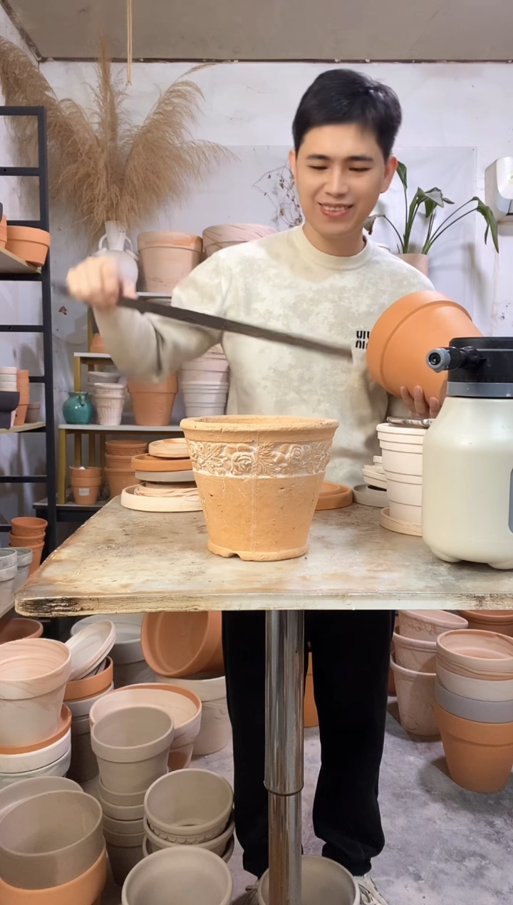 瑕疵无售后20*16红陶 1盆无托