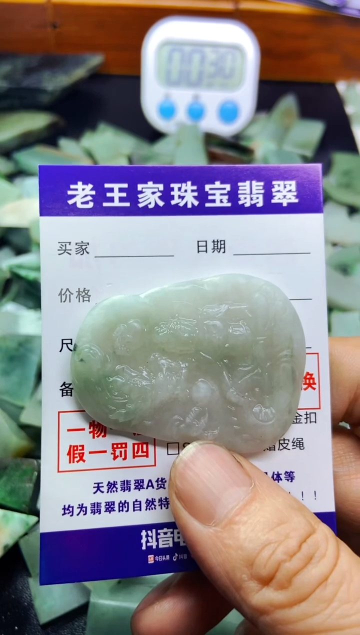 【闪购商品】翡翠颈饰未镶嵌挂件