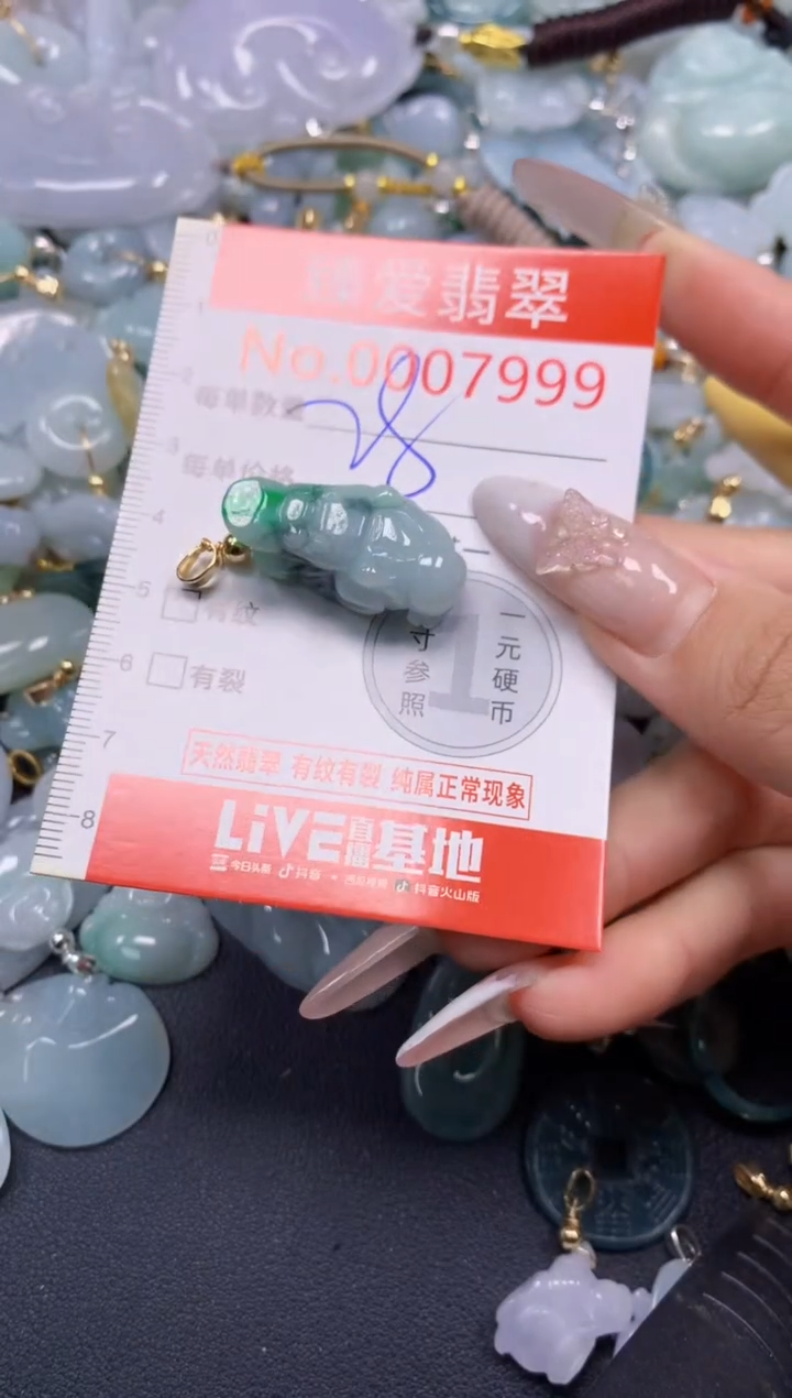 颈饰未镶嵌翡翠7999