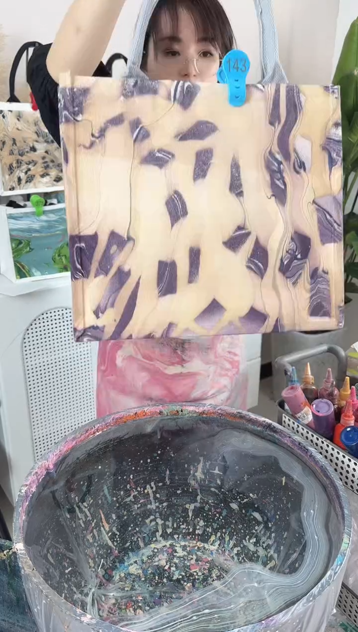 帆布143小艺手作大漆包包