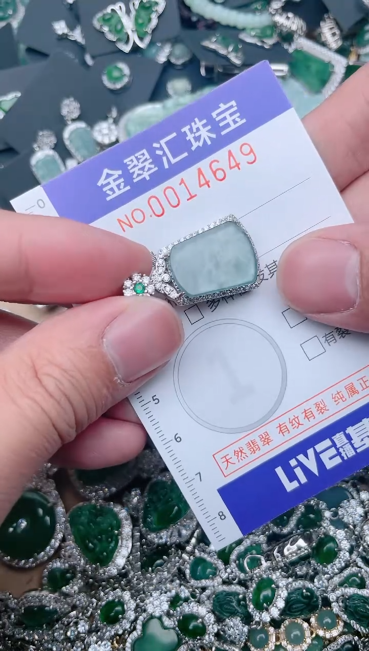 【闪购商品】翡翠颈饰未镶嵌14649...