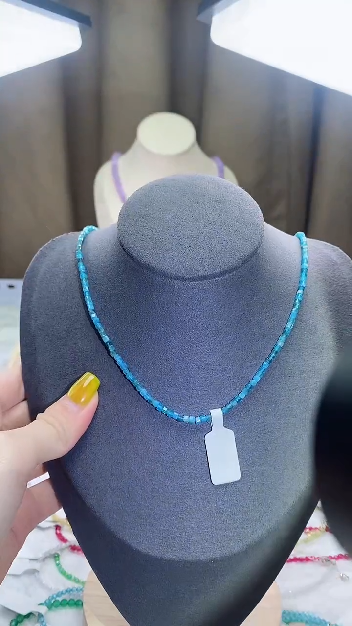 【闪购商品】锂辉石项链银S925镶嵌诗宁甄选珠宝SYZB39