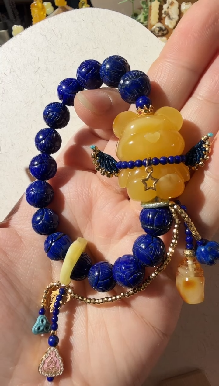 【闪购商品】蜜蜡手链未镶嵌蜜蜡葫芦手链