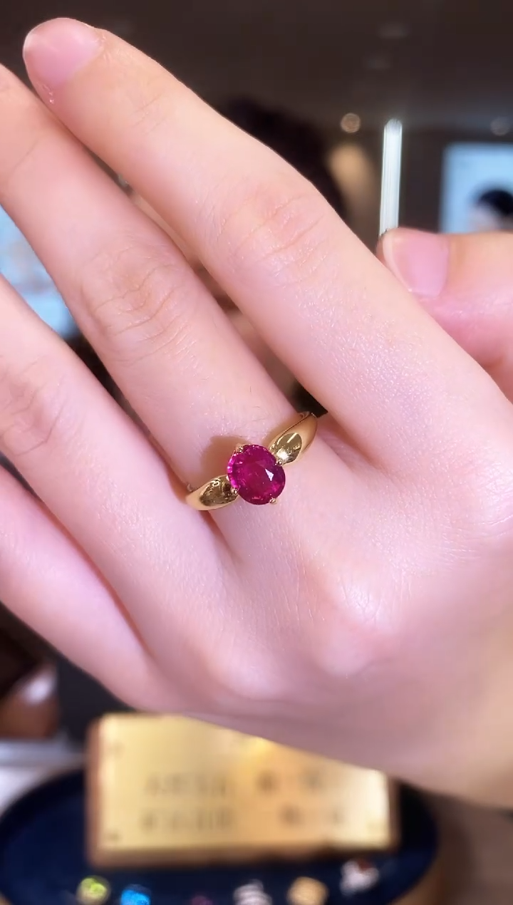 【闪购商品】碧玺戒指银S925镶嵌09天然宝石