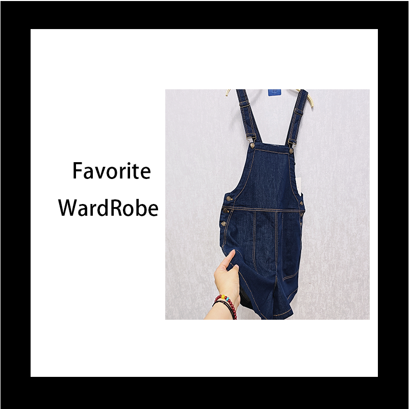 1152 小禾背带短裤