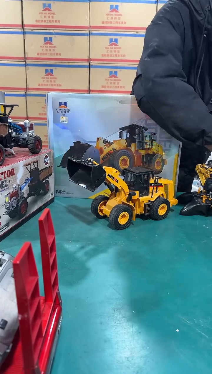 全新汇纳203拼装版装载机