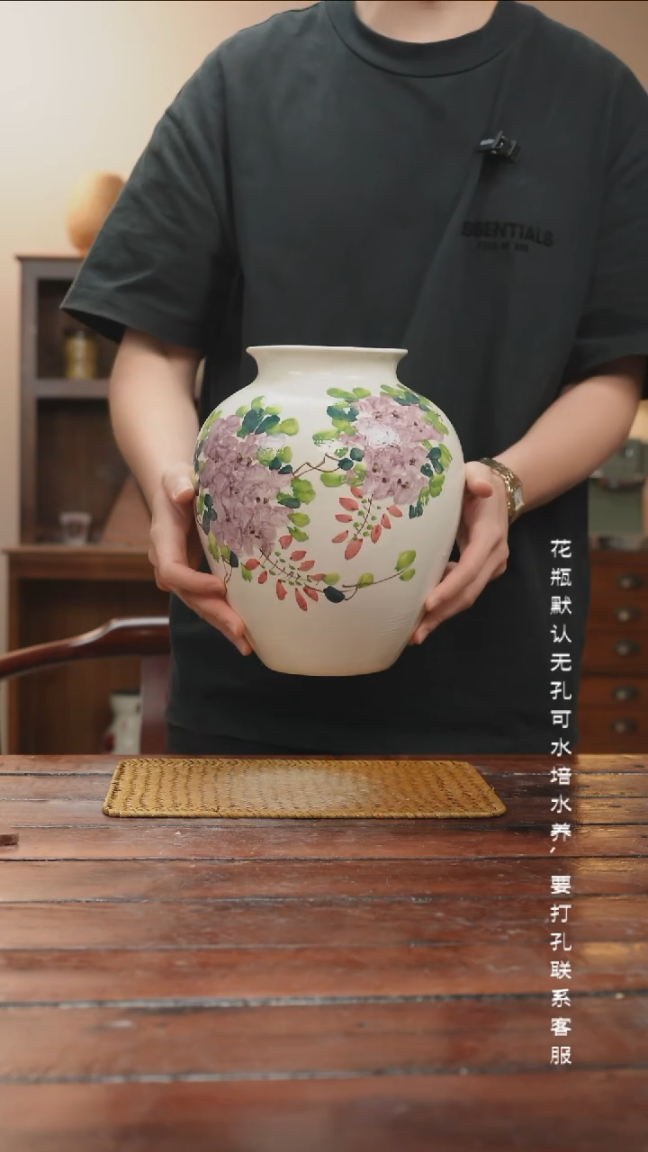 景德镇手作艺术感花瓶