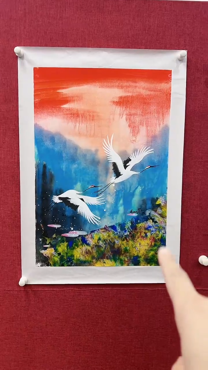 【闪购商品】绘画赵燮绘画2.7平尺仙鹤