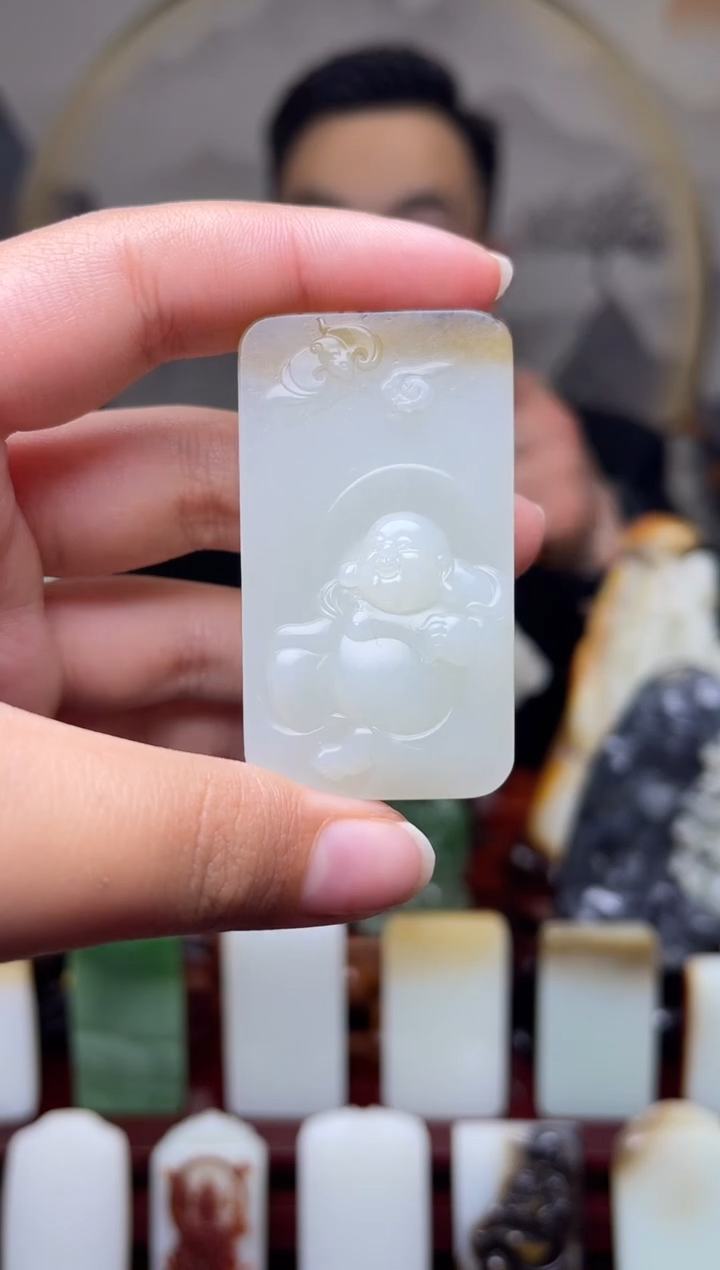 【闪购商品】和田玉吊坠未镶嵌41佛公