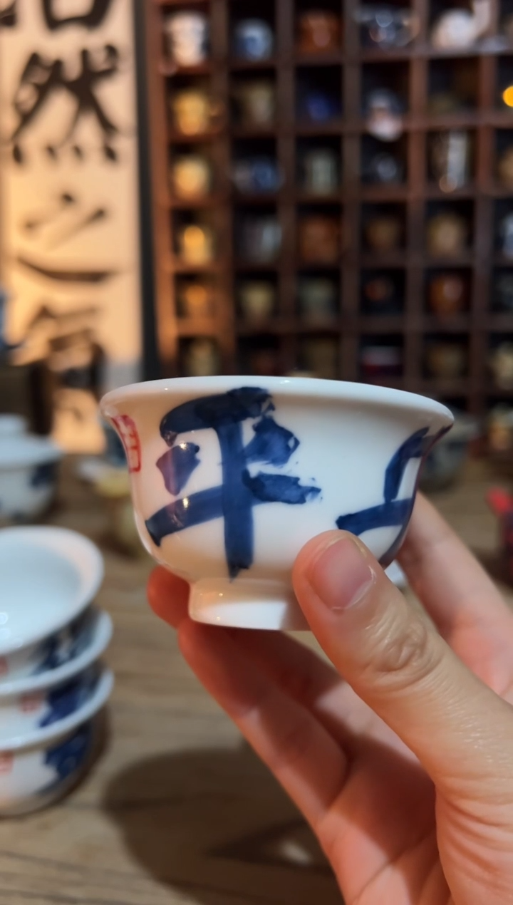 【闪购商品】观云听雨原创手绘茶具