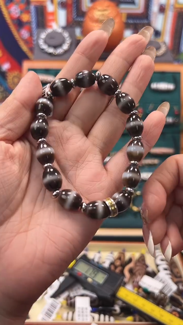 玛瑙/玉髓（覆膜）颈饰合金27.（微瑕）