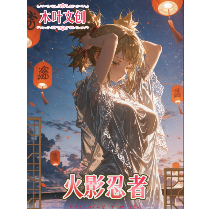 【背贴玩法】木叶文创-火影忍者-全亚克力色纸（默认代拆）