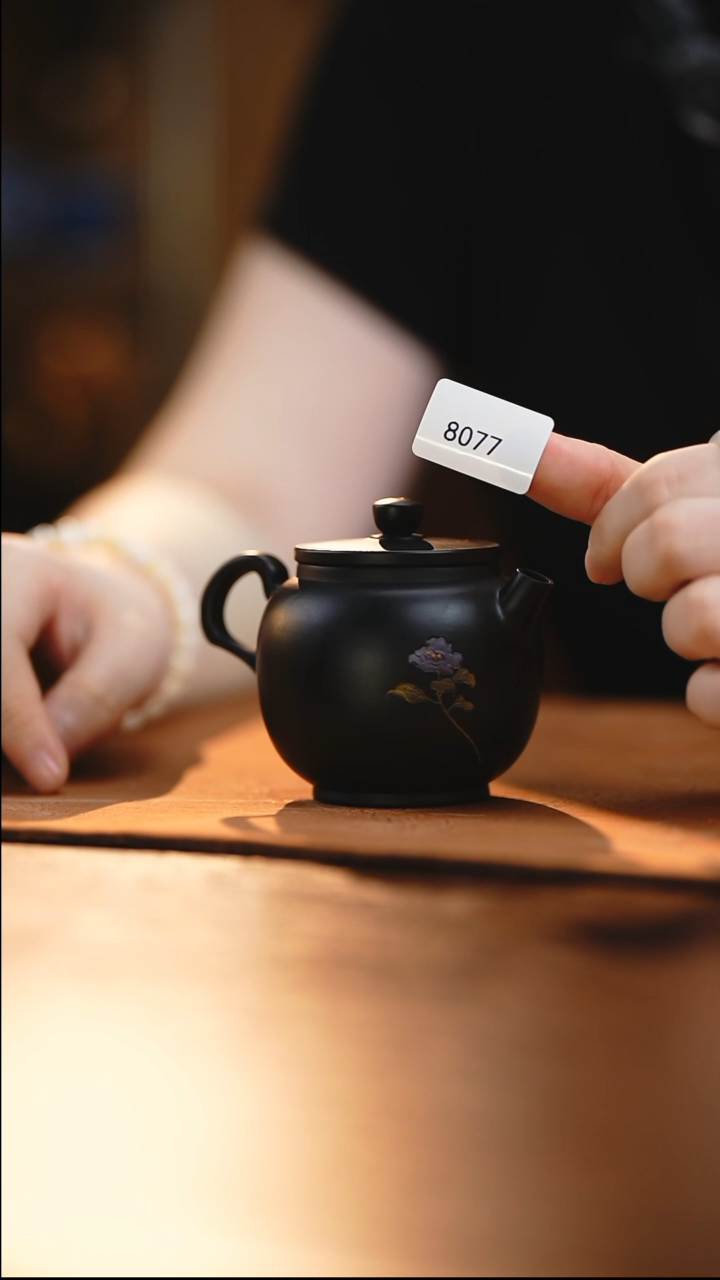 雲梦茶器紫陶茶壶8077