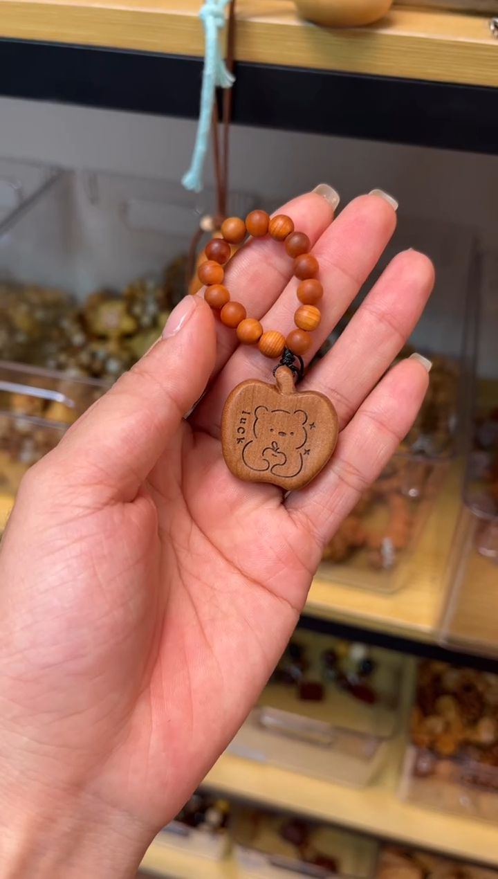 非洲檀香无事牌桃木 小苹果