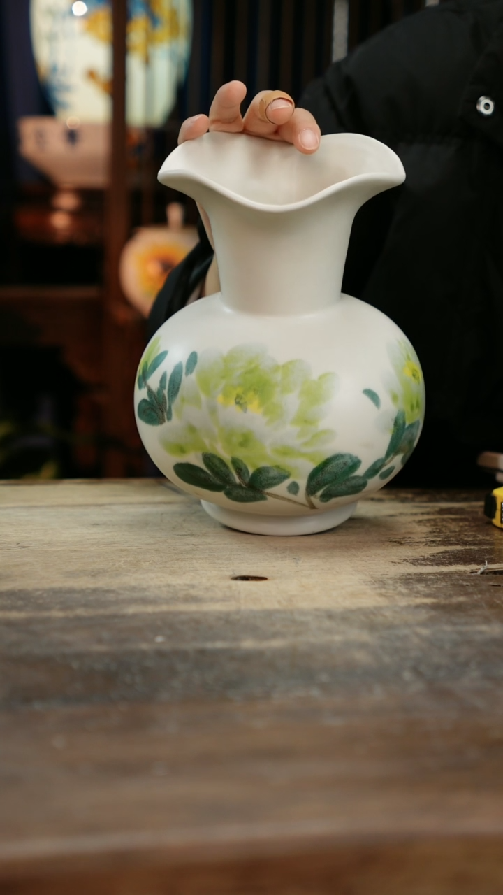 【闪购商品】瓷片景德镇纯手工釉下彩精品花瓶