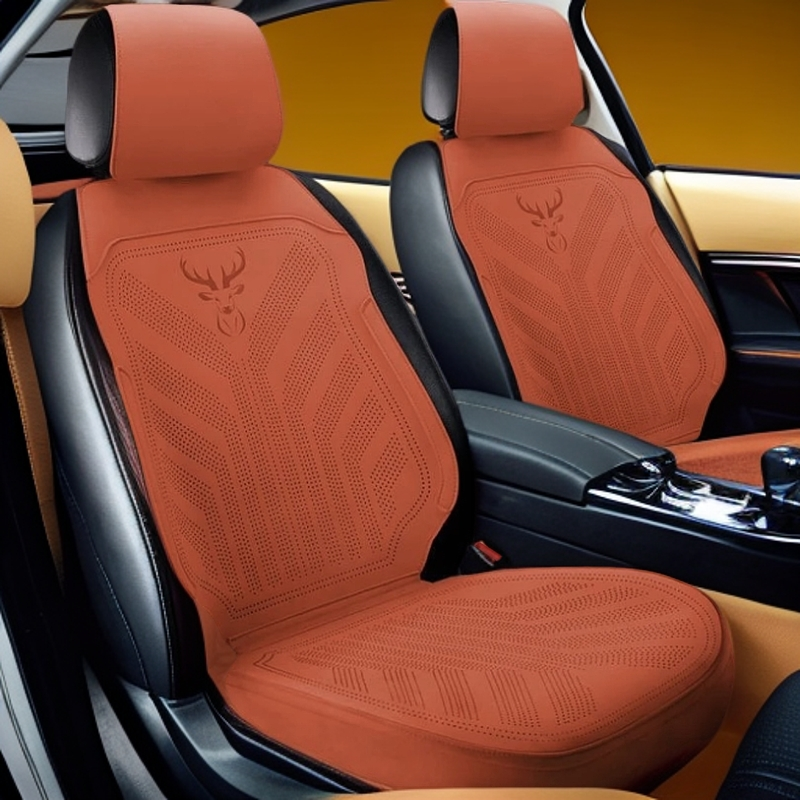 保暖防寒运动座椅垫汽车坐垫四季通用连体翻毛皮通用马鞍汽车座垫