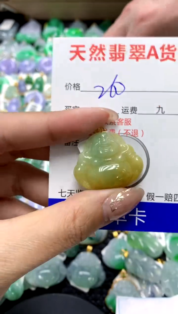 【闪购商品】翡翠颈饰18K金镶嵌1111111111111111