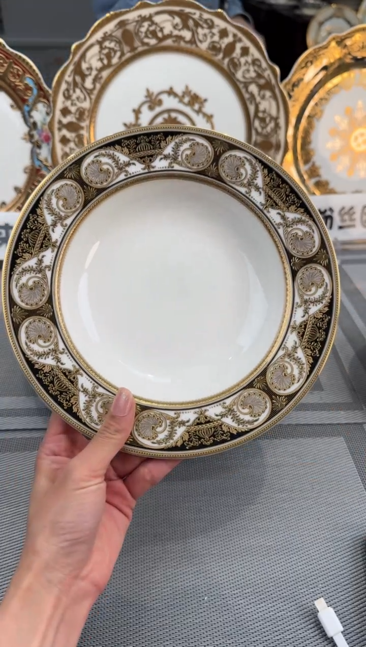 【闪购商品】瓷片8.5英寸草帽盘福利款