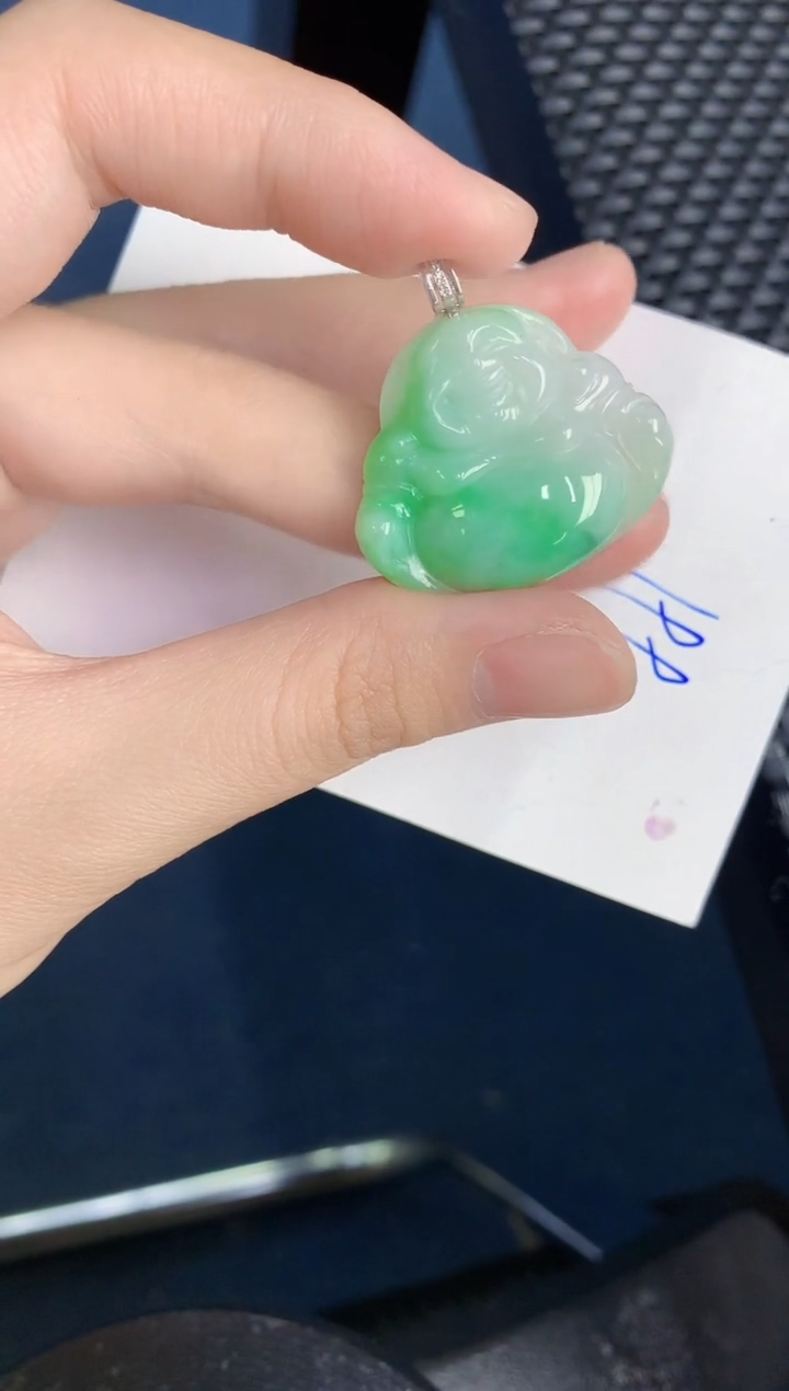 【闪购商品】翡翠颈饰18K金镶嵌000000000