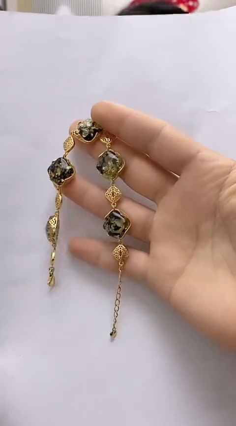 【闪购商品】琥珀裸石银S925镶嵌琥珀手链