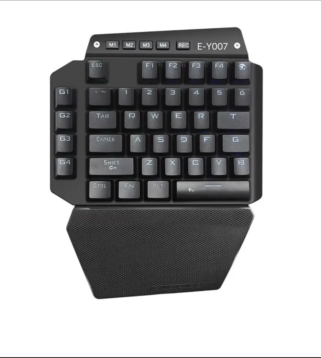 K700机械白轴静音便携式单手键盘无线笔记本吃鸡游戏电竞主机外设